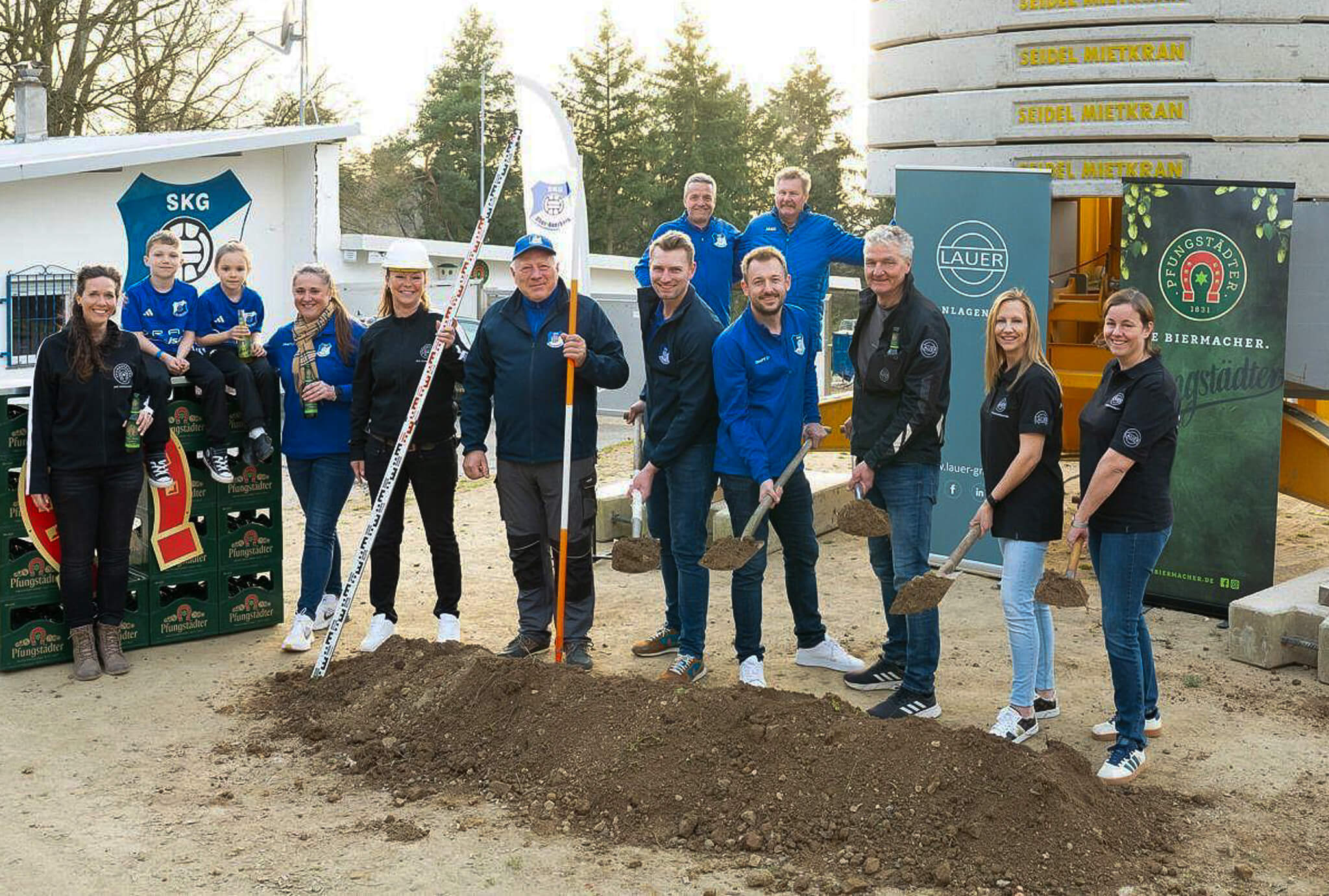 Spatenstich Soccerhalle