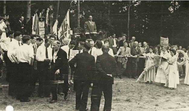 Turnfest und Einweihung des Sportplatzes 1955
